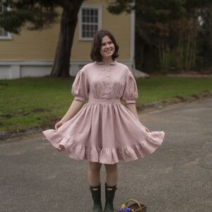 Little Women Atelier Dark Blue Meg Mini With Ruffle M